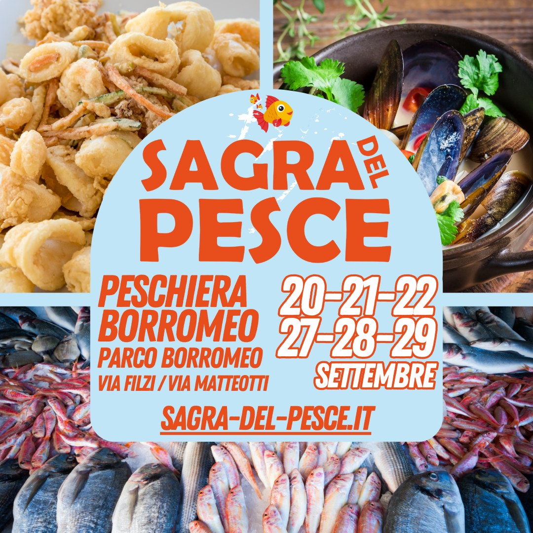 Grande successo per il primo dei due weekend della Sagra del Pesce con il format artistico Corte di Menelao a Peschiera Borromeo